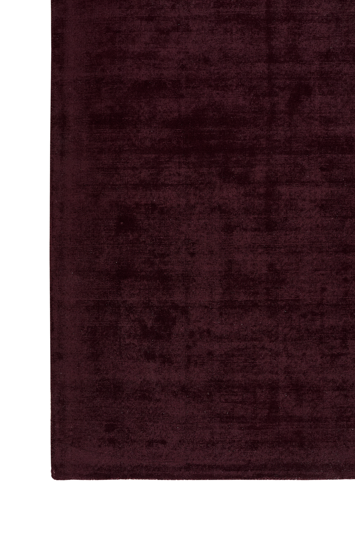 Massimo Karma Wool Burgundy handloomed rug, detail of the surface