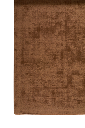 Massimo Karma Wool Dark Oak cognac rug, detail of the surface