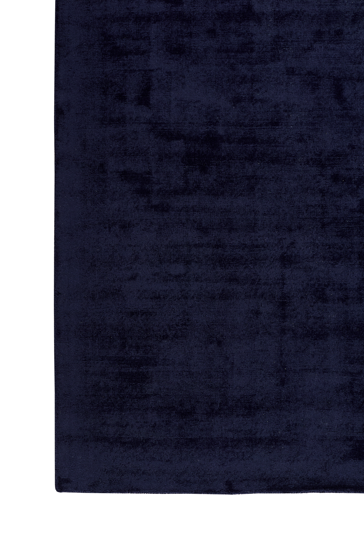 Massimo Karma Wool Marine navy blue rug, detail of the surface