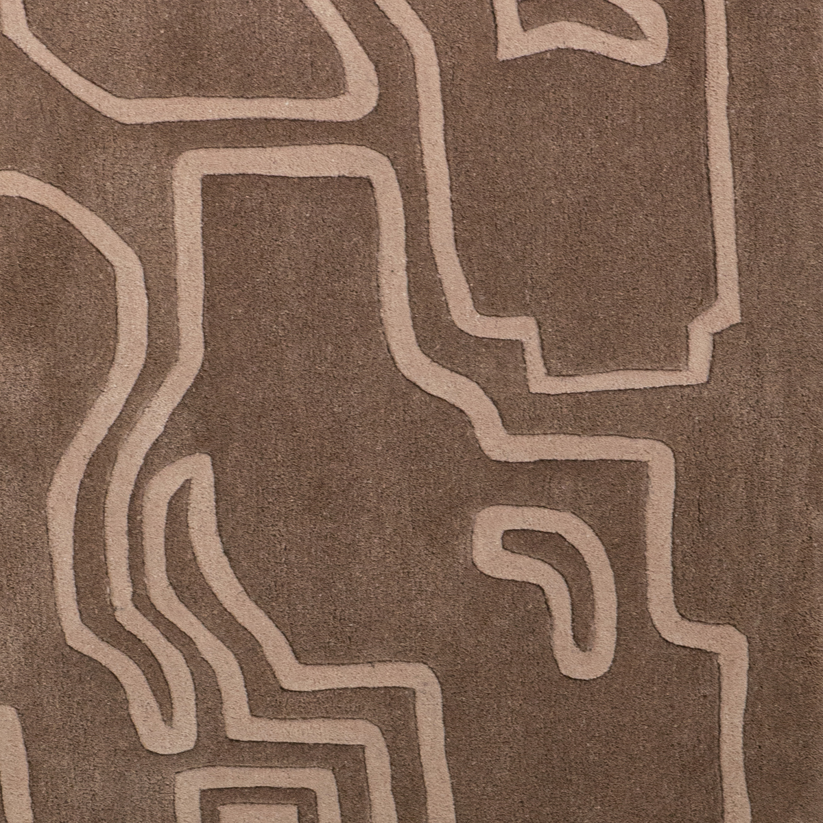 Massimo Structures 2.0 Pale Rose pink rug, detail of the surface
