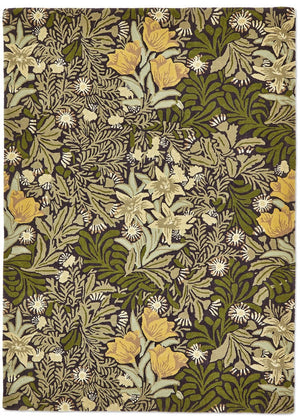 Morris & Co | Bower Twining Vine Green 128207 | Carpet | Tapison