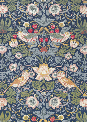 Morris & Co | Strawberry Thief Indigo 27708 | Carpet | Tapison