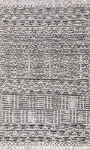 Nourison | Anya 01 Grey Black | Carpet | Tapison