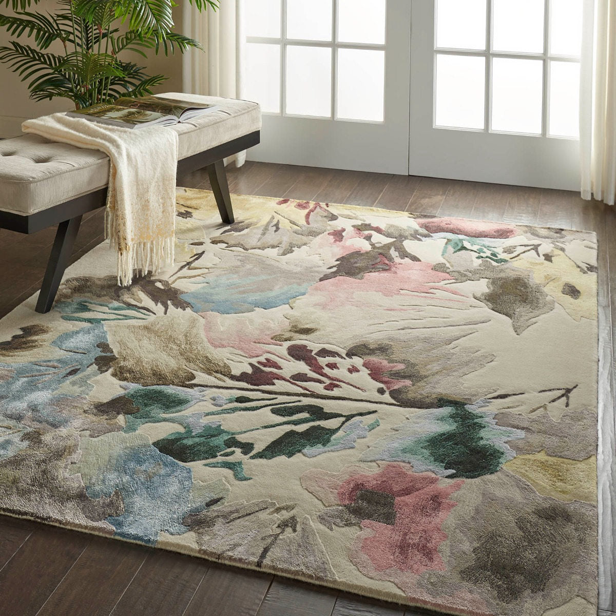 Nourison Prismatic Beige Multi PRS15