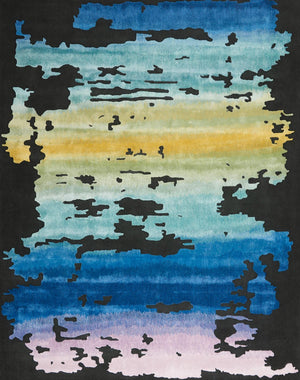 Nourison | Prismatic Black Multicolour PRS23 | Carpet | Tapison