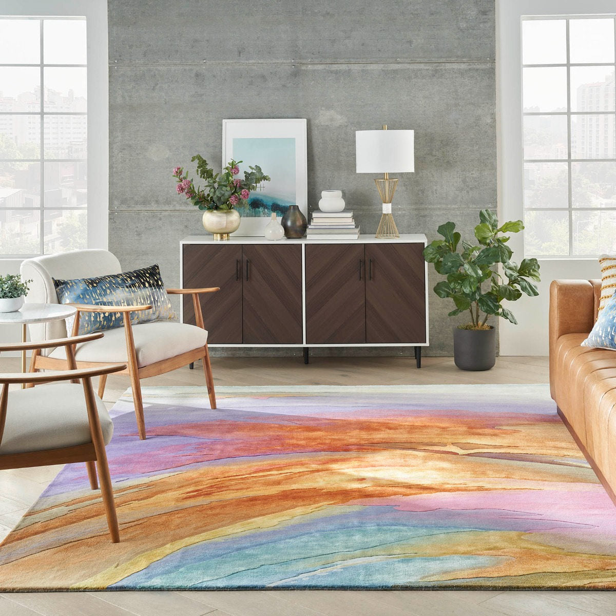 Nourison Prismatic Multicolour PRS25