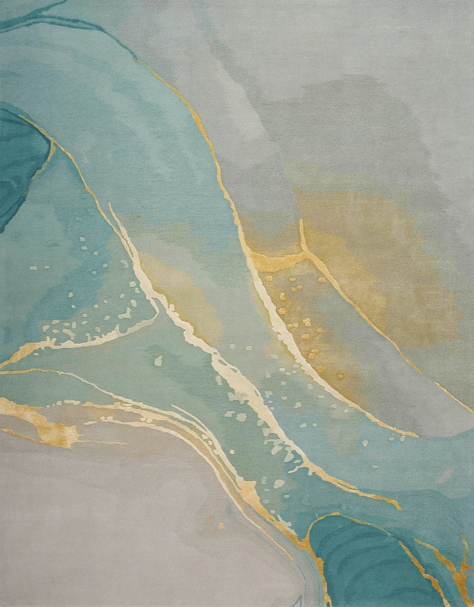 Nourison | Prismatic Grey Seafoam PRS27 | Carpet | Tapison