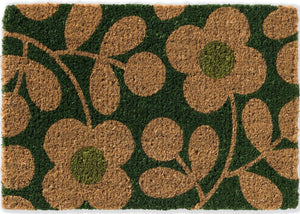 Orla Kiely | Doormat Stem Sprig Emerald 563907 | Carpet | Tapison