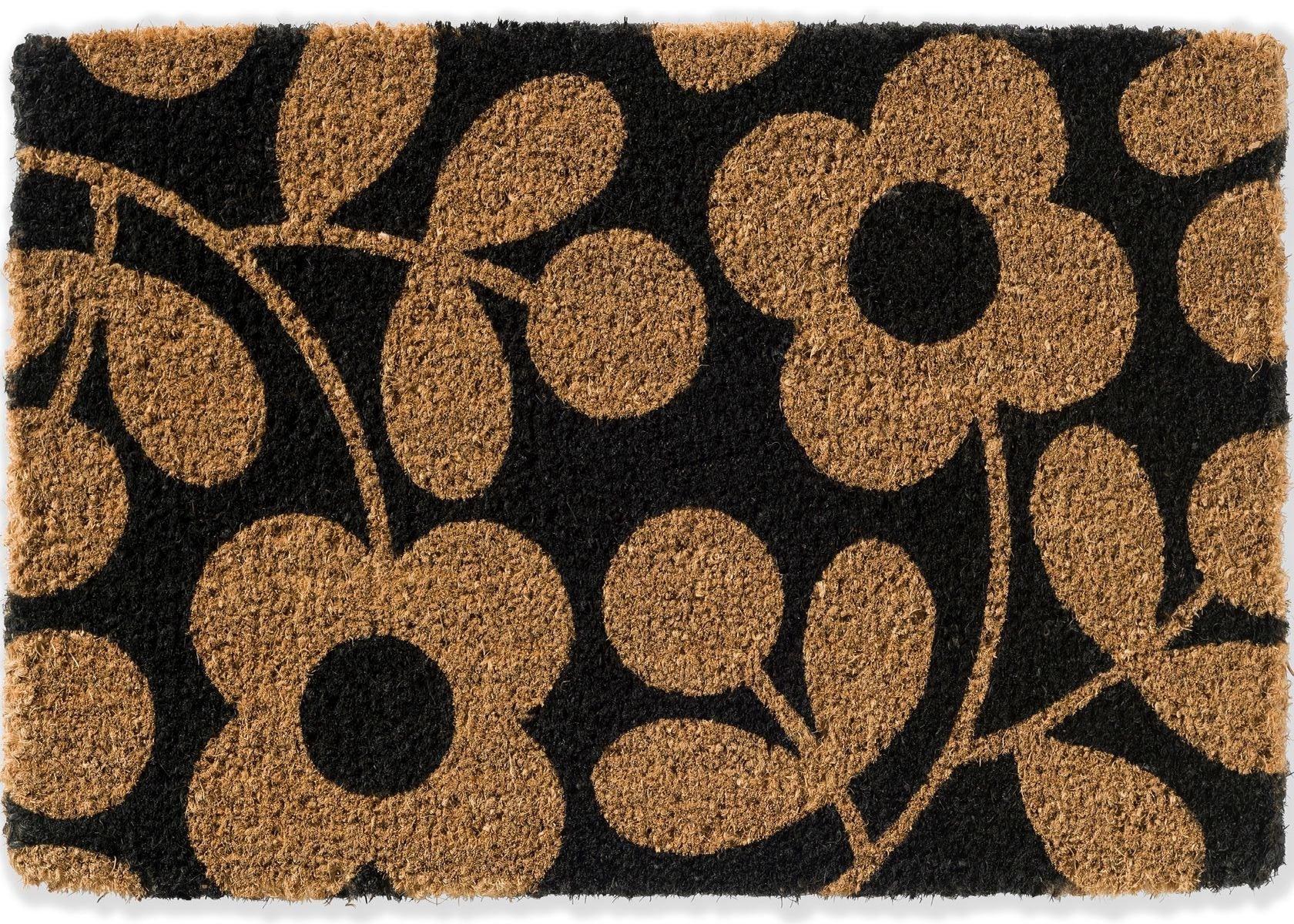 Orla Kiely | Doormat Stem Sprig Jet 563905 | Carpet | Tapison