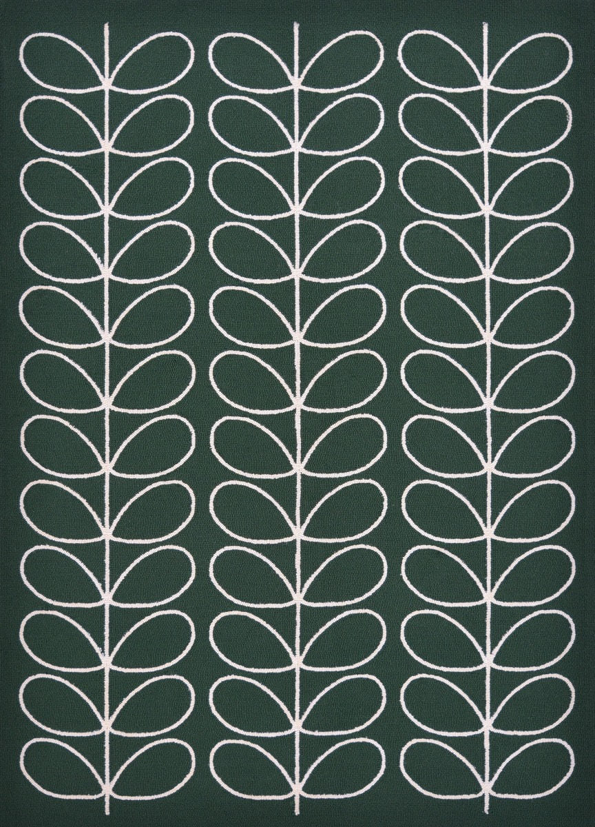 Orla Kiely | Linear Stem Jade 460507 | Carpet | Tapison