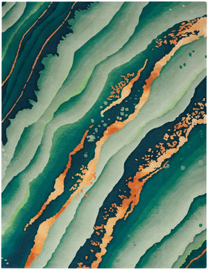 Nourison | Prismatic Emerald PRS30 | Carpet | Tapison