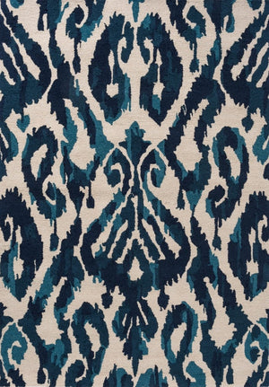 Sanderson | Kasuri Indigo 446208 | Carpet | Tapison