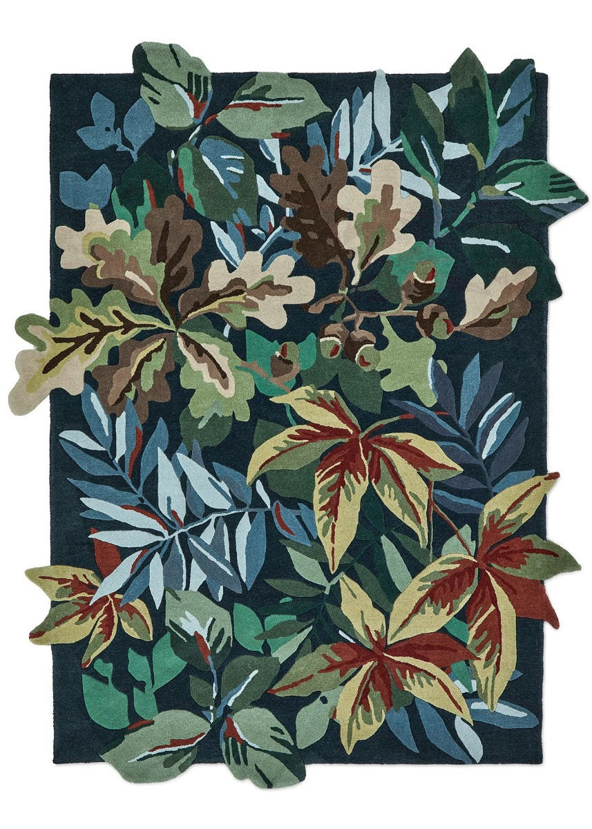 Sanderson | Robin's Wood Forest Green 146508 | Carpet | Tapison