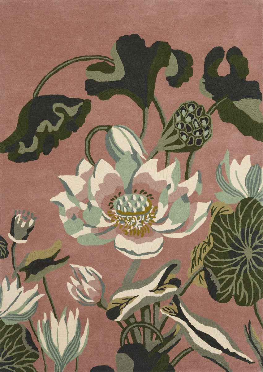 Wedgwood | Waterlily Dusty Rose 38602 | Carpet | Tapison